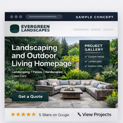 landscaping website example