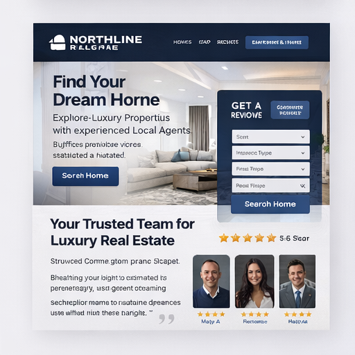 real estate website example